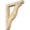 Ekena Millwork Funston Block Rough Sawn Bracket w/ Offset Brace, Douglas Fir, 6"W x 34"D x 42"H BKT0604X34X42FST05RDF - alternate 1